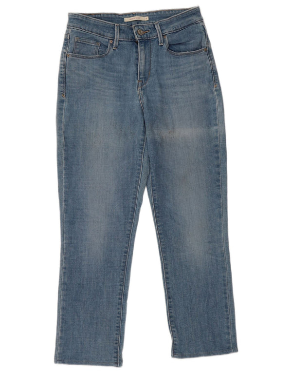 Levi's Womens Mid Rise Skinny Jeans US 6 Medium W28 L25 Blue Cotton