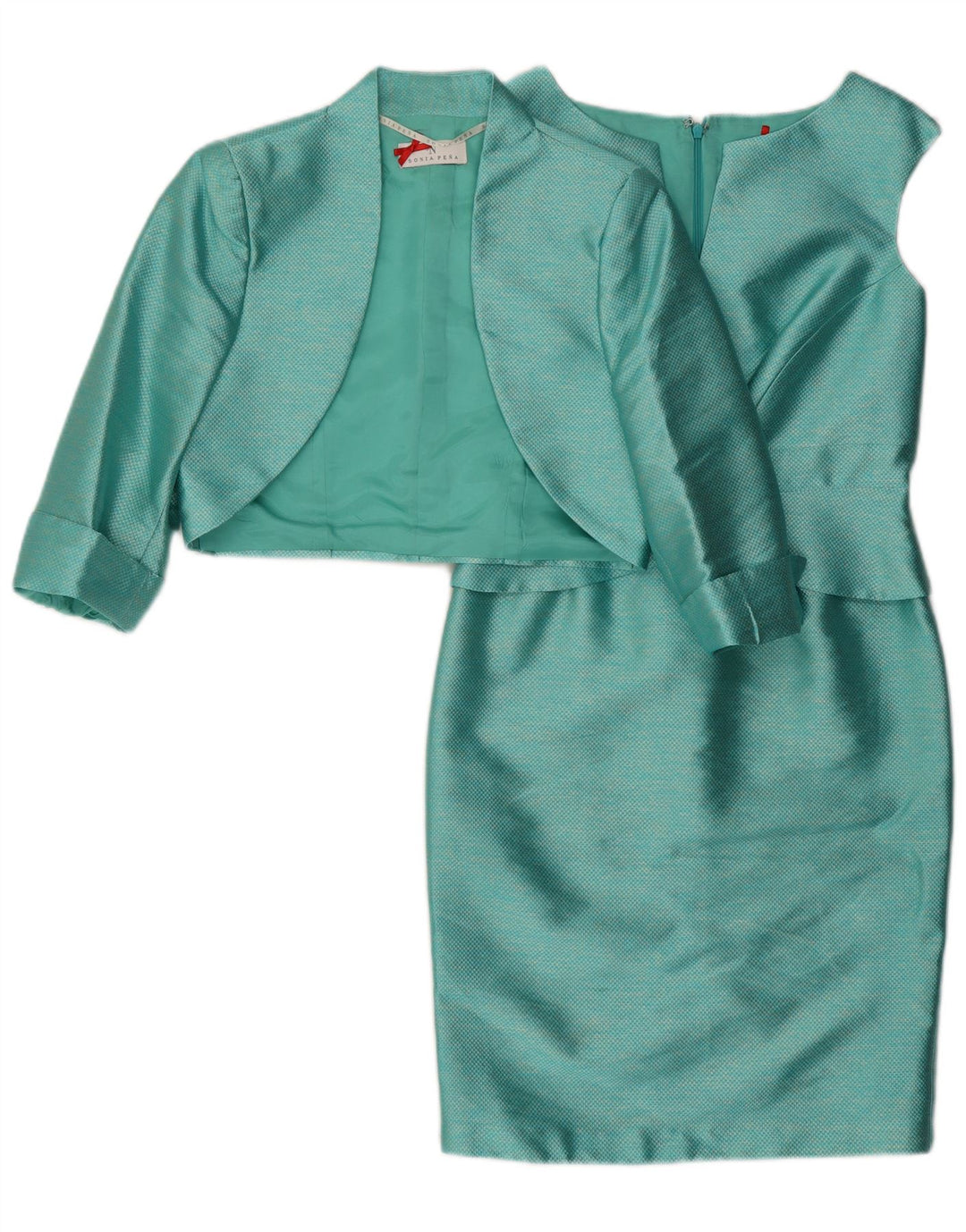 Set da 2 pezzi da donna US 8 medio turchese poliestere