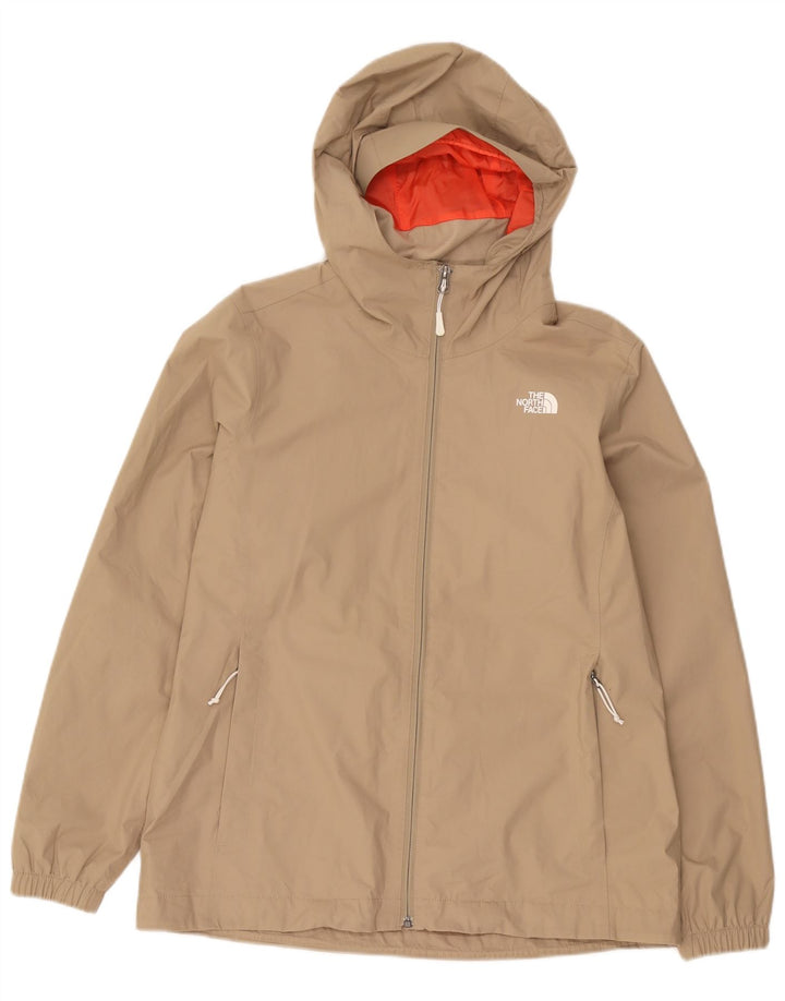 Giacca antipioggia con cappuccio da donna The North Face UK 14 Large Beige Poliestere