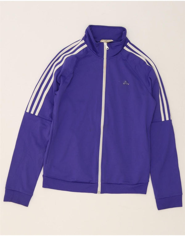 Giacca da tuta da donna Adidas UK 4/6 XS poliestere viola