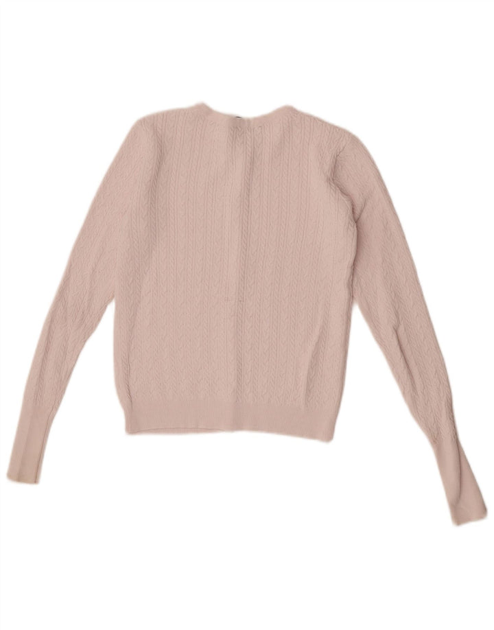 Maglione cardigan corto da donna Zara UK 8 piccolo rosa