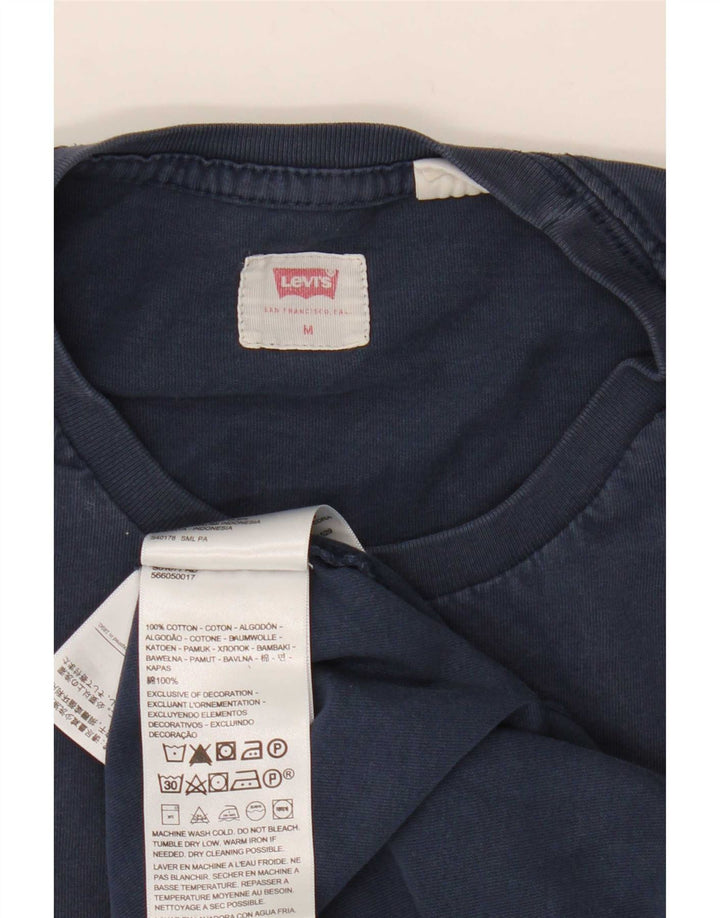 T-shirt da uomo Levi's Top in cotone blu navy medio
