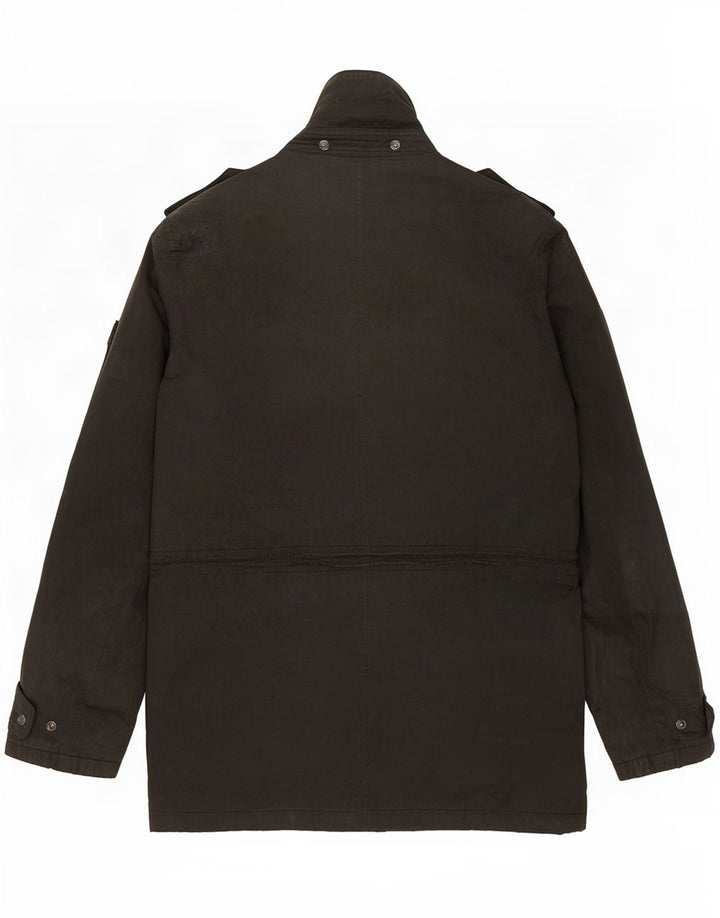 Giacca da uomo in cotone cerato Barbour UK 38 medio nero