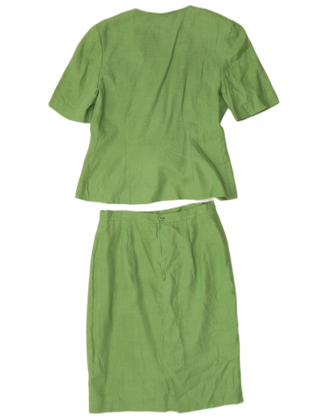 Luisa Spagnoli set gonna da donna a 3 bottoni in 2 pezzi IT 44 medio W30 verde