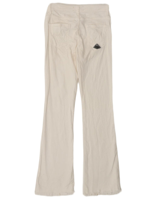 ROY ROGERS Jeans Bootcut Bambina 15-16 Anni W27 L30 Cotone Bianco