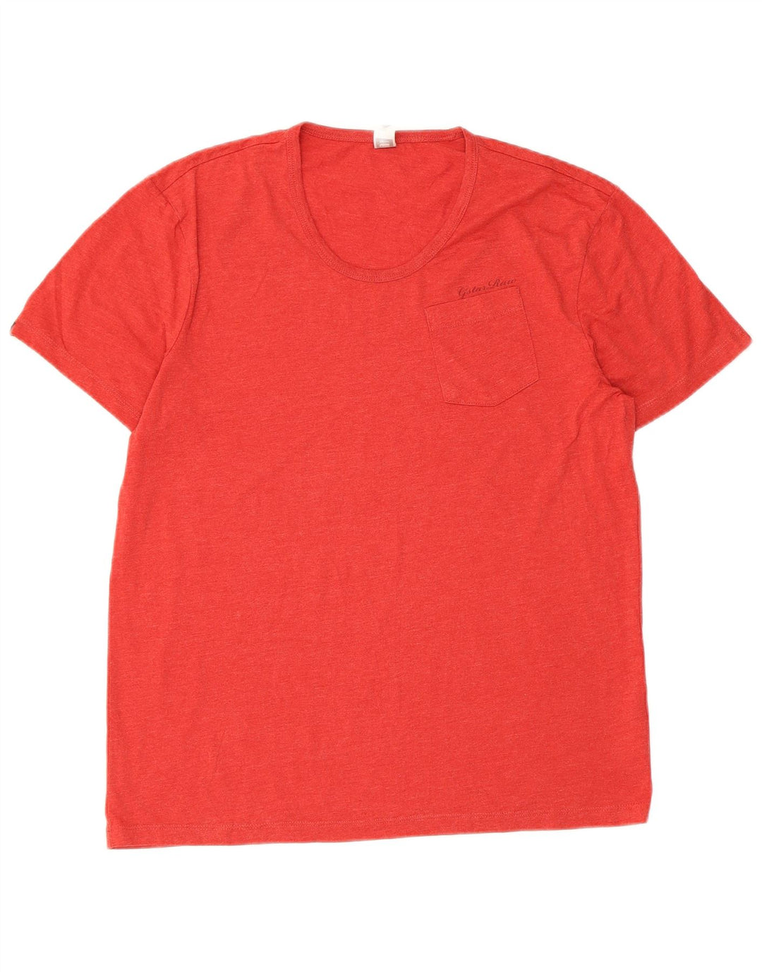 T-shirt da uomo G-Star Top rosso medio in cotone