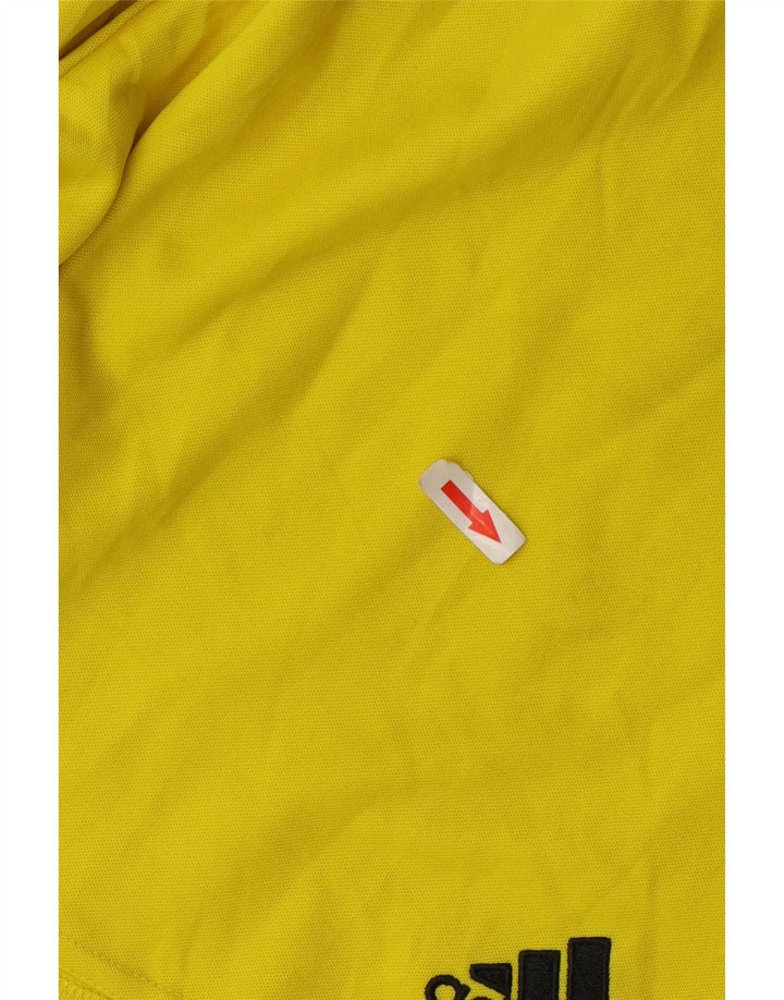 Pantaloncini sportivi Adidas Climalite da uomo XL poliestere giallo