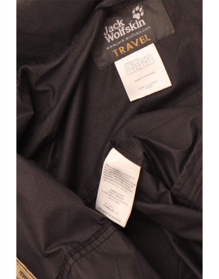 Giacca antipioggia da uomo Jack Wolfskin UK 40 grande poliestere nero