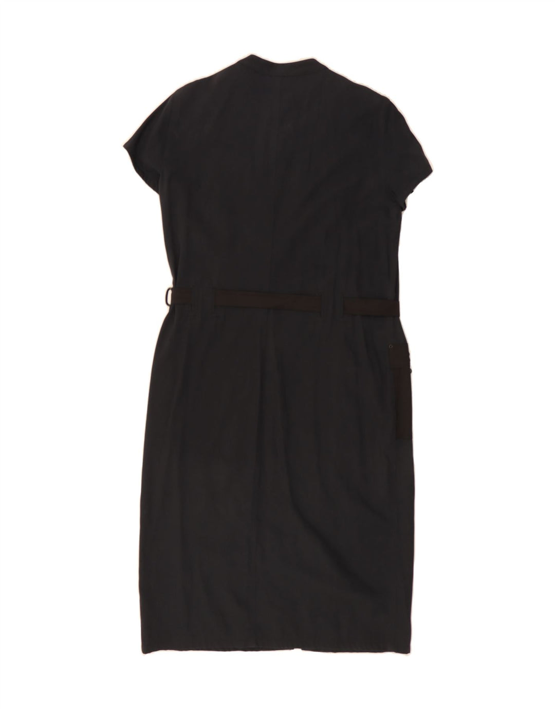 MARELLA Womens Shift Dress IT 46 Large Black Colourblock Cotton Vintage Marella and Second-Hand Marella from Messina Hembry 