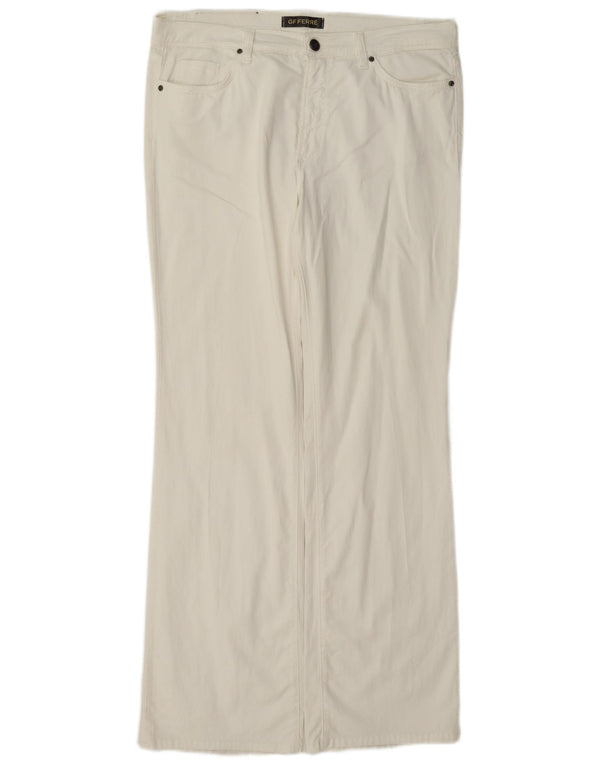 Jeans bootcut da donna GF Ferre W34 L31 Bianco