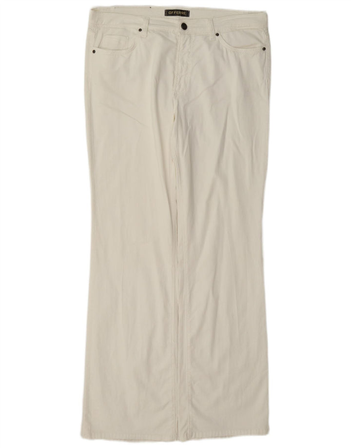 Jeans bootcut da donna GF Ferre W34 L31 Bianco