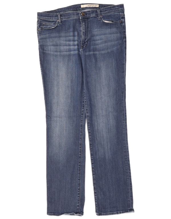 Jeans dritti da donna DKNY W32 L32 cotone blu