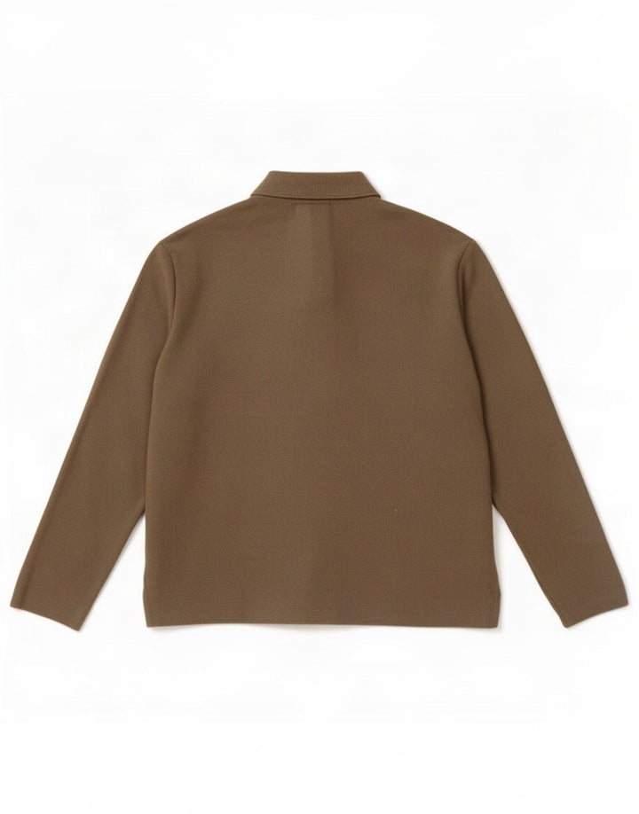 Maglione Zara da uomo con collo alto in viscosa media kaki