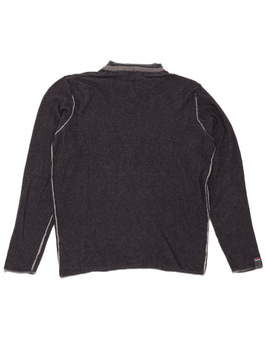 Maglione maglione con scollo a V da uomo Avirex blu navy medio
