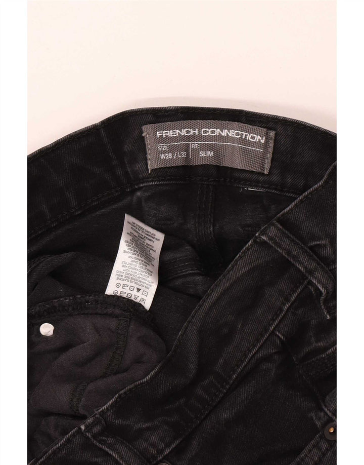 Jeans slim da uomo French Connection W28 L32 cotone nero