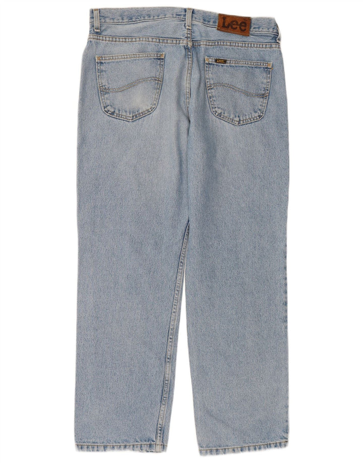 Jeans dritti da uomo LEE W36 L30 in cotone blu