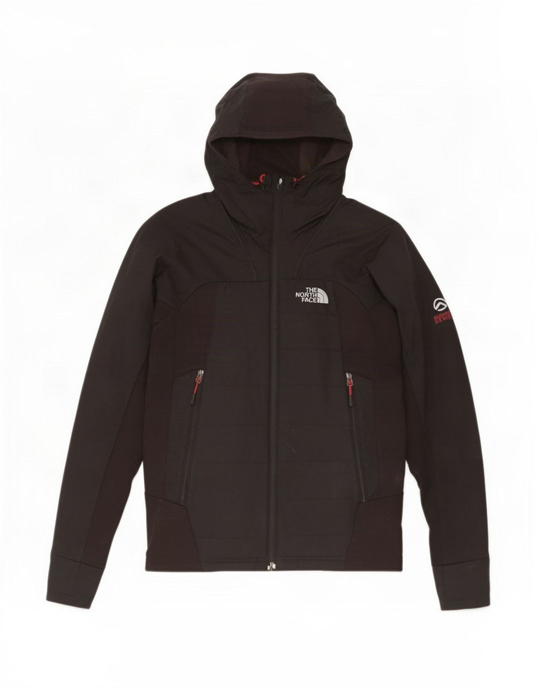 Felpa con cappuccio e zip da uomo The North Face nera media
