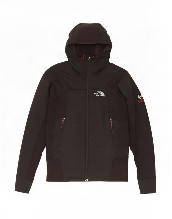Felpa con cappuccio e zip da uomo The North Face nera media