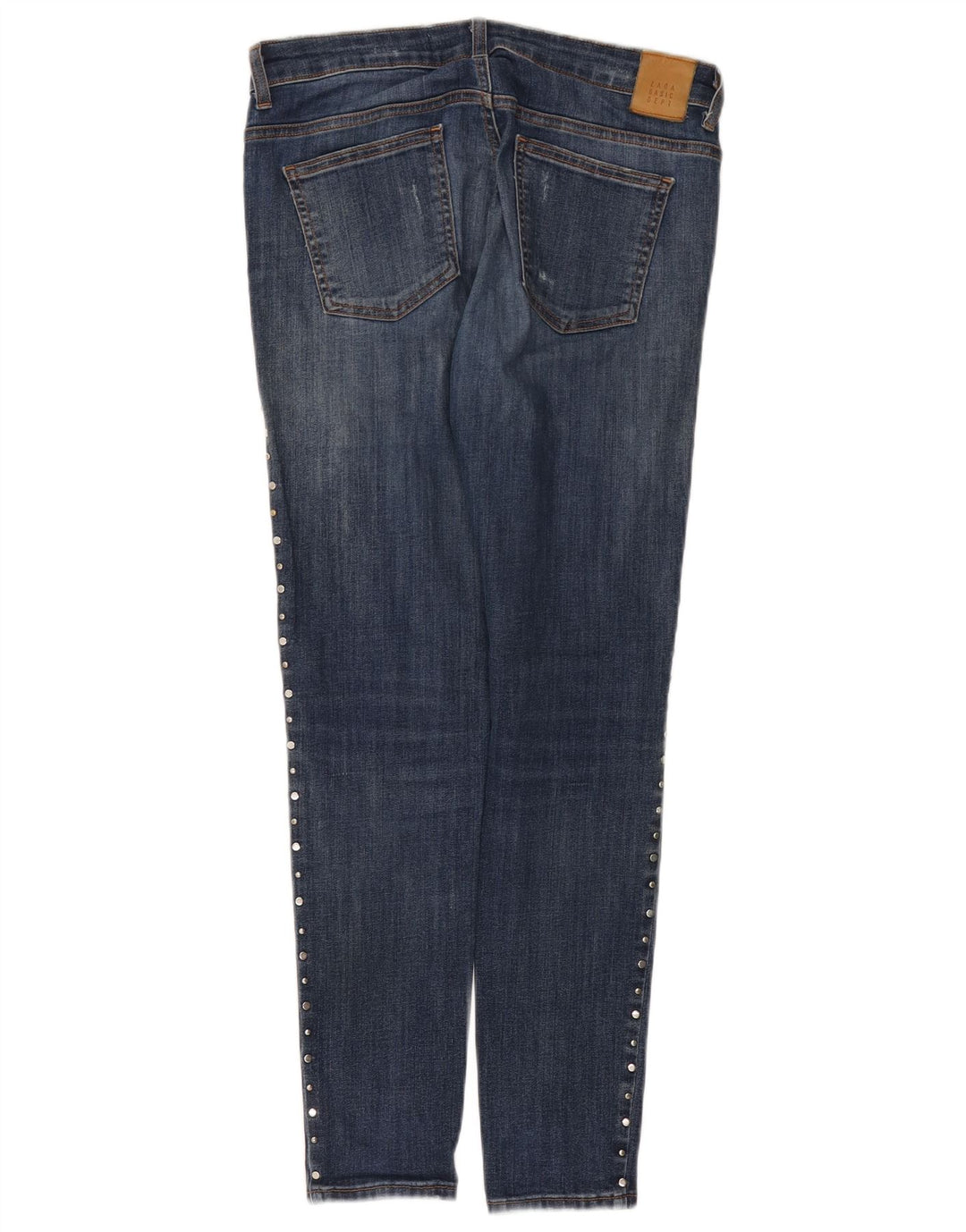 Jeans skinny effetto invecchiato da donna Zara EU 40 medio W30 L29 blu