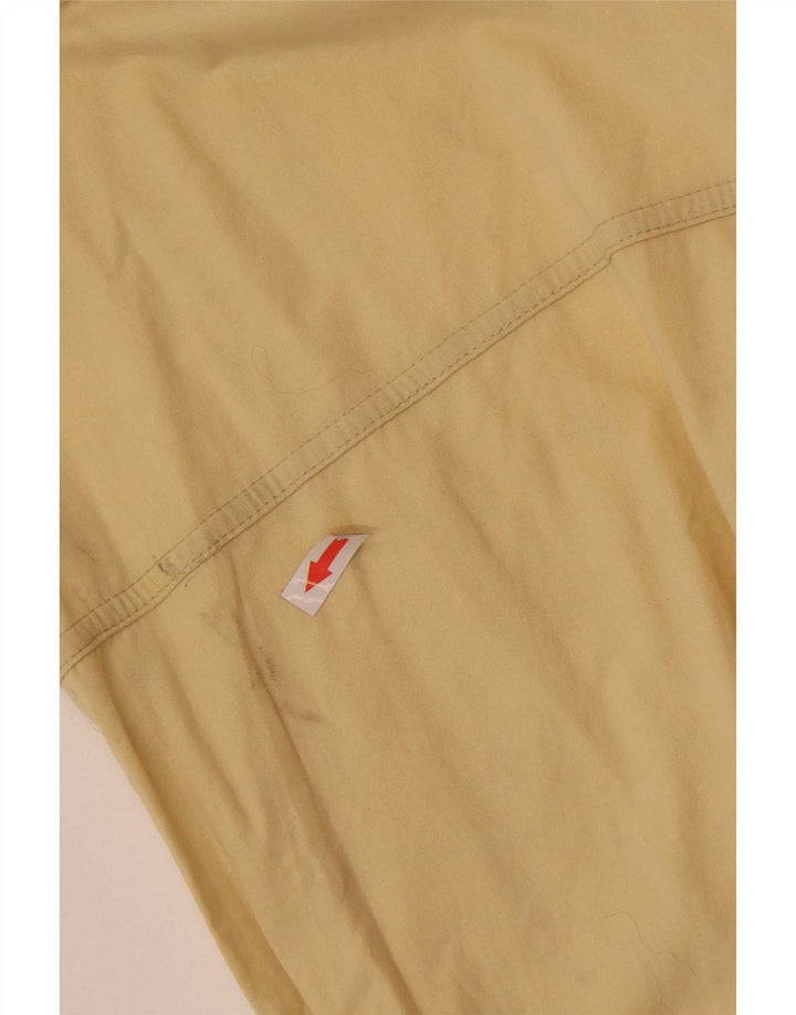 Maglia pullover a maniche corte da uomo Malagrida in cotone giallo medio