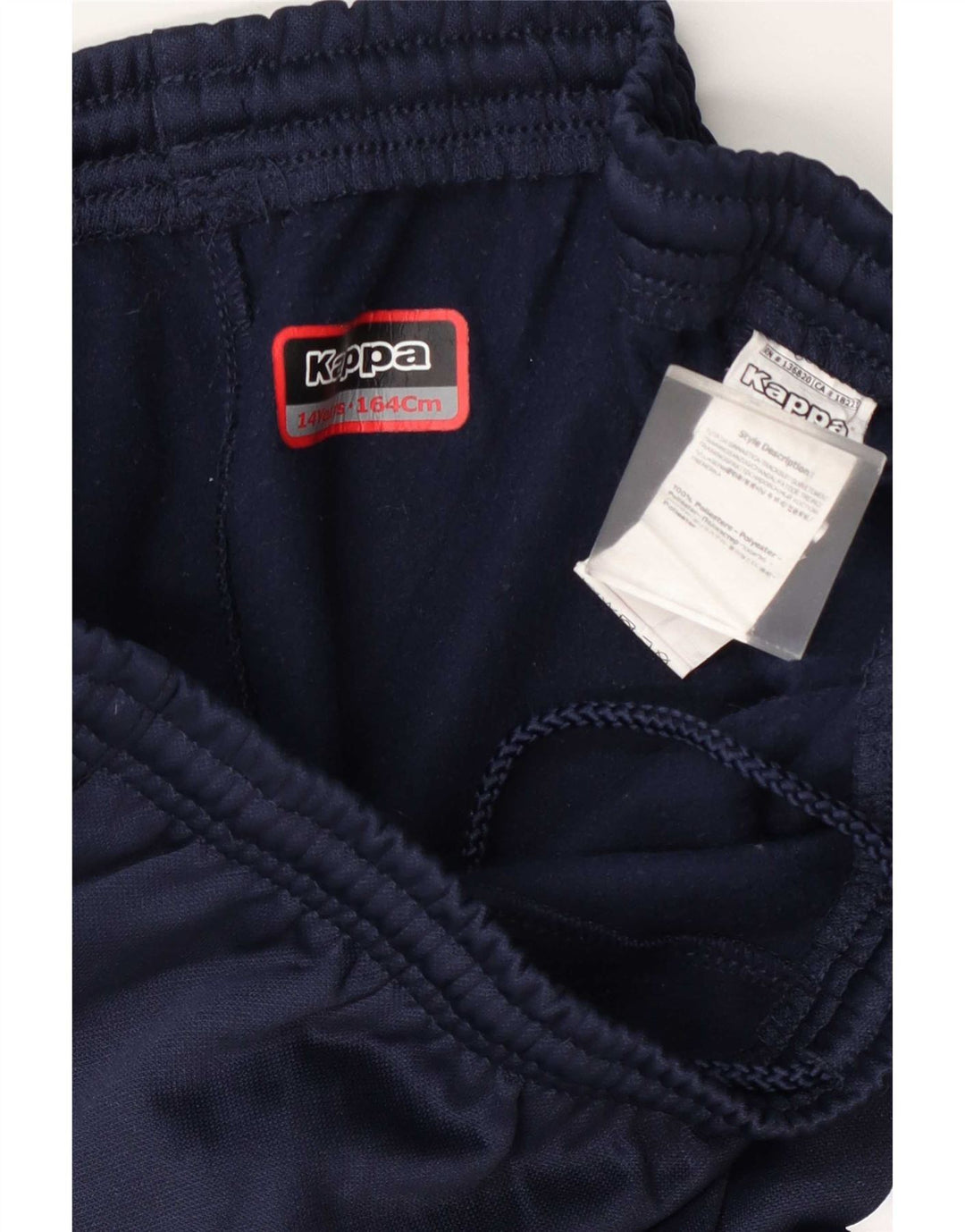 Pantaloni Tuta Capri Bambino Kappa 13-14 Anni Blu Navy Poliestere