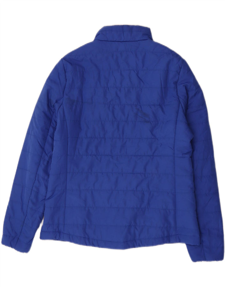 Giacca imbottita da donna Marks & Spencer UK 12 poliestere blu medio