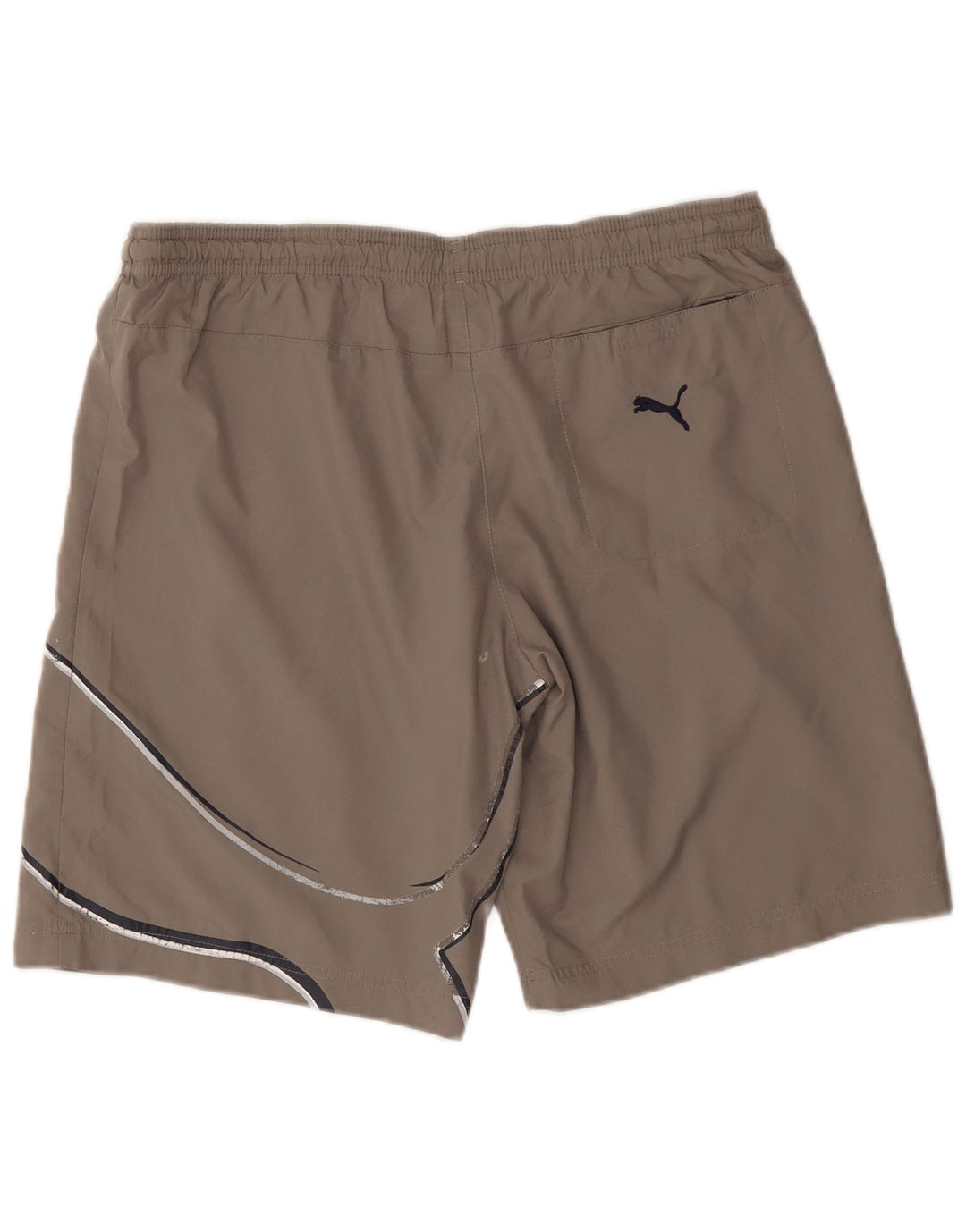 Pantaloncini sportivi grafici da uomo Puma Marrone medio