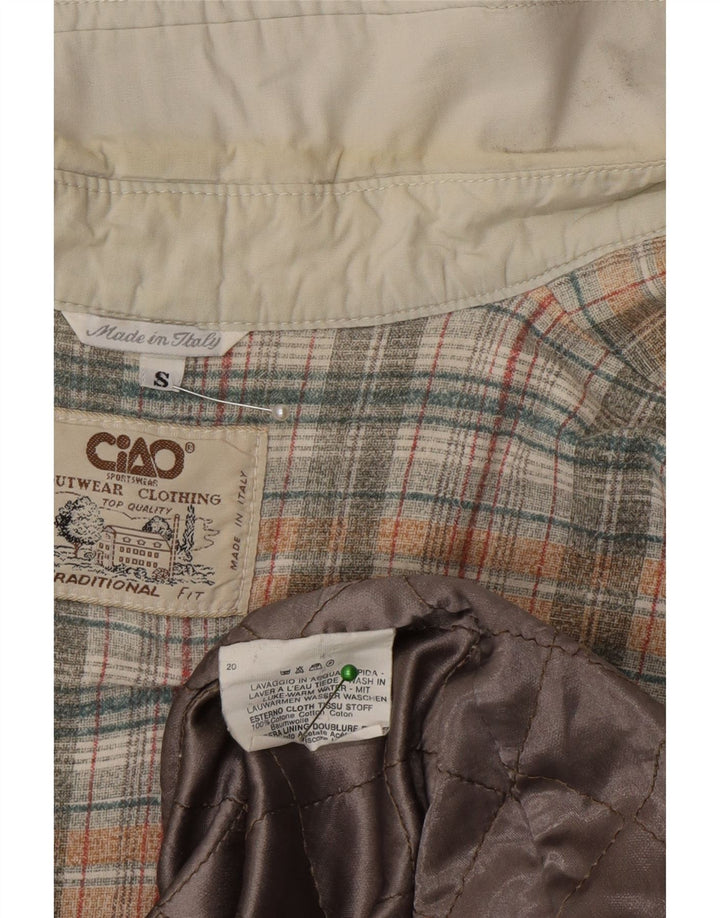 Cappotto da uomo Ciao UK 36 piccolo cotone grigio