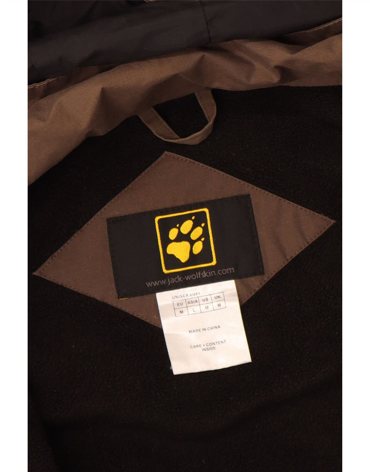 Giacca a vento con cappuccio da uomo Jack Wolfskin UK 38 Colorblock marrone medio