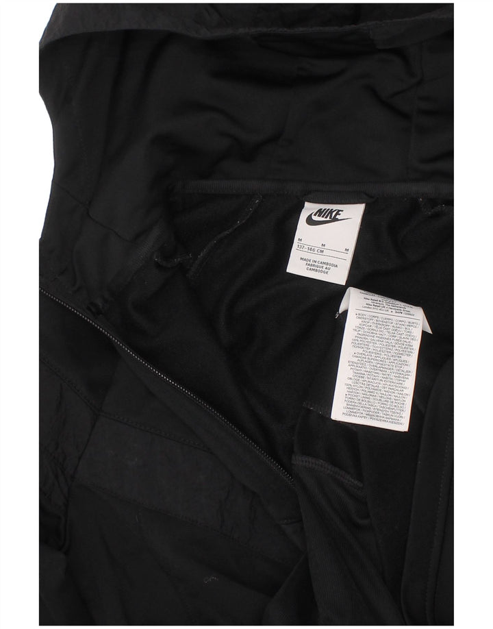 Felpa con cappuccio e zip per ragazze NIKE 10-11 anni poliestere nero medio