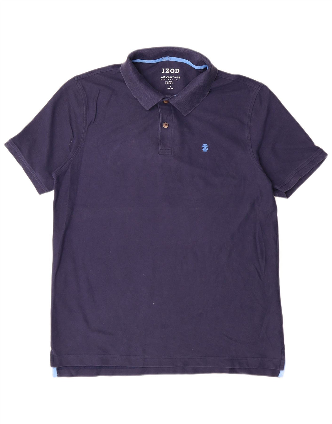 Polo da uomo Izod grande in cotone blu navy