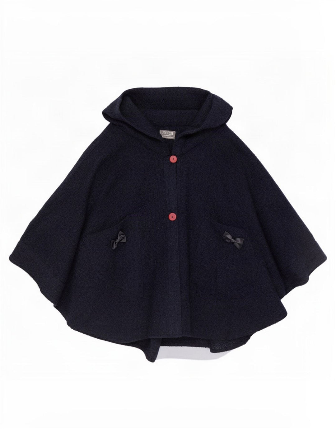 Cappotto poncho da donna Ennedi taglia unica blu navy