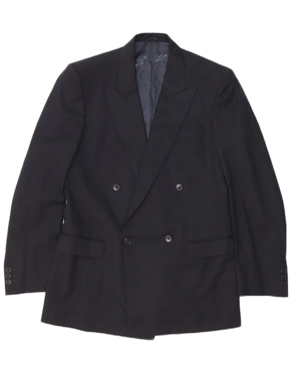 Abito 2 pezzi da uomo Pierre Cardin IT 48 medio W32 L32 gessato nero