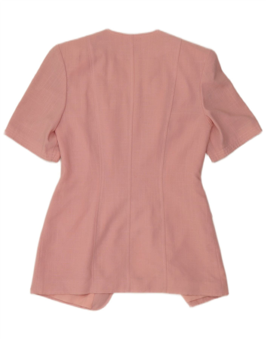 Giacca blazer vintage da donna a maniche corte a 5 bottoni EU 40 rosa medio