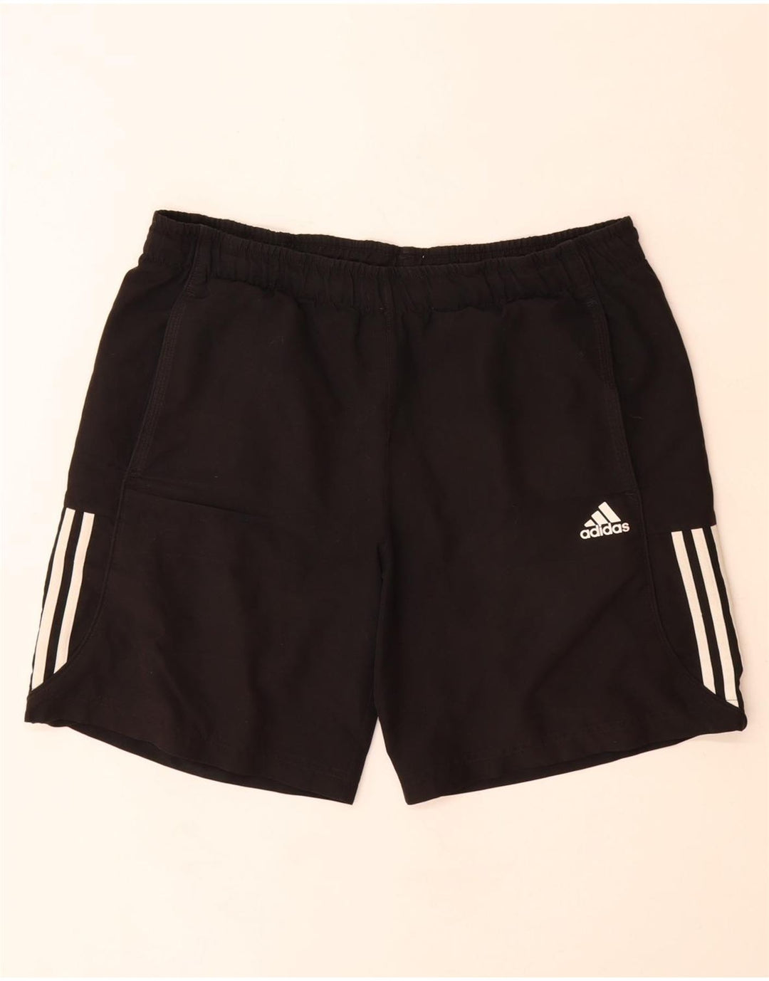 Pantaloncini sportivi Adidas Climalite da uomo medio poliestere nero