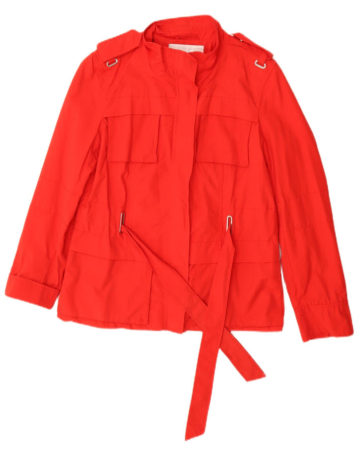 Giacca militare da donna Zara UK 14 grande in cotone rosso