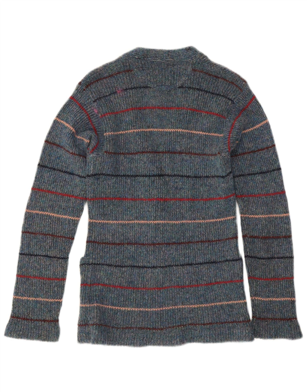 Maglia Cardigan Donna Gilmar IT 42 Blu Medio Righe