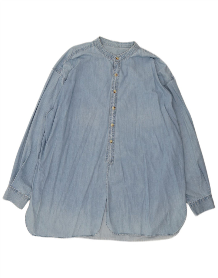 Eddie Bauer Abito in denim pullover da donna UK 16 XL Cotone blu