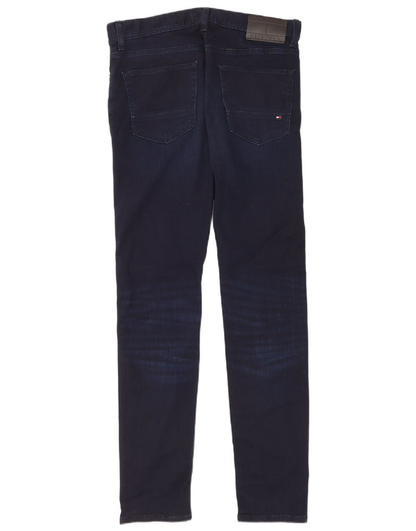 Tommy Hilfiger Uomo Bleecker Slim Jeans W32 L32 Blu Navy