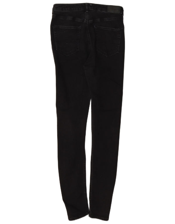 Jeans skinny a vita alta da donna Jack Wills W30 L30 cotone grigio