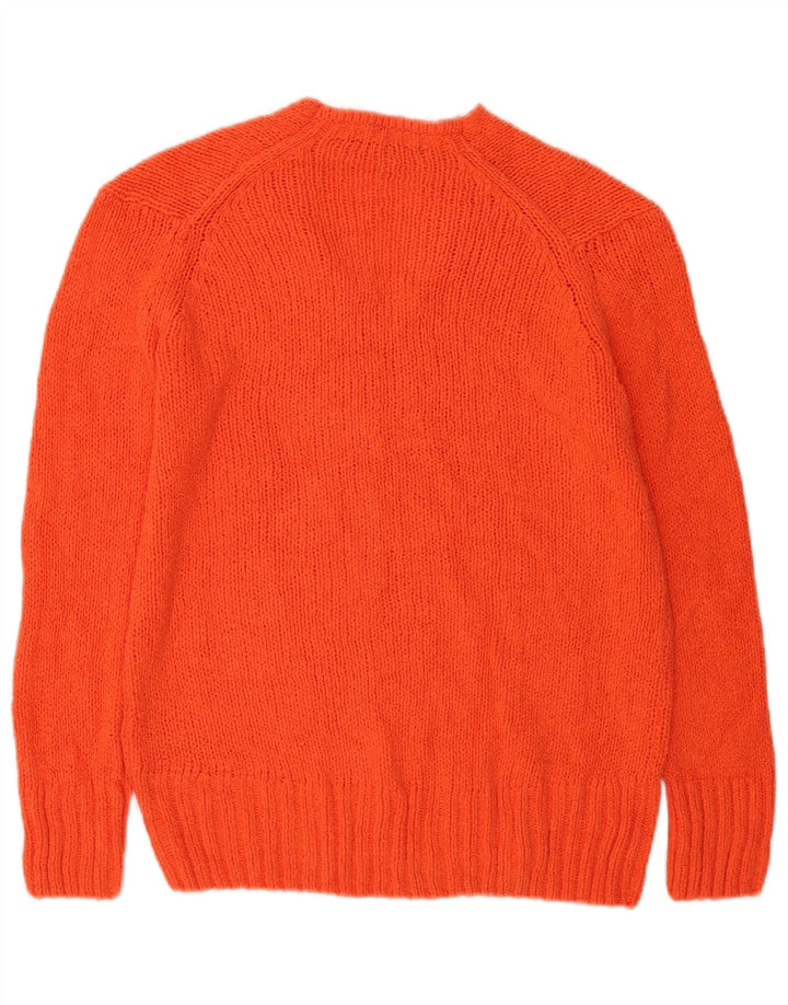 Maglione oversize con scollo a V da donna Marks & Spencer UK 6 XS Arancione