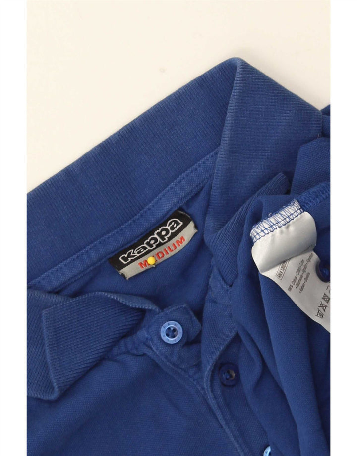 Polo Kappa Uomo Blu Medio in cotone