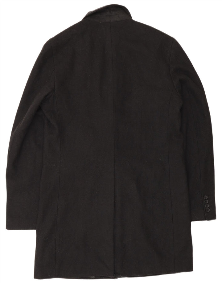 Cappotto da uomo French Connection UK 38 Lana nera media