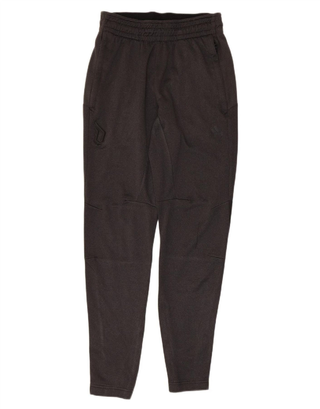 Pantaloni da tuta da uomo ADIDAS piccoli in poliestere color block grigio