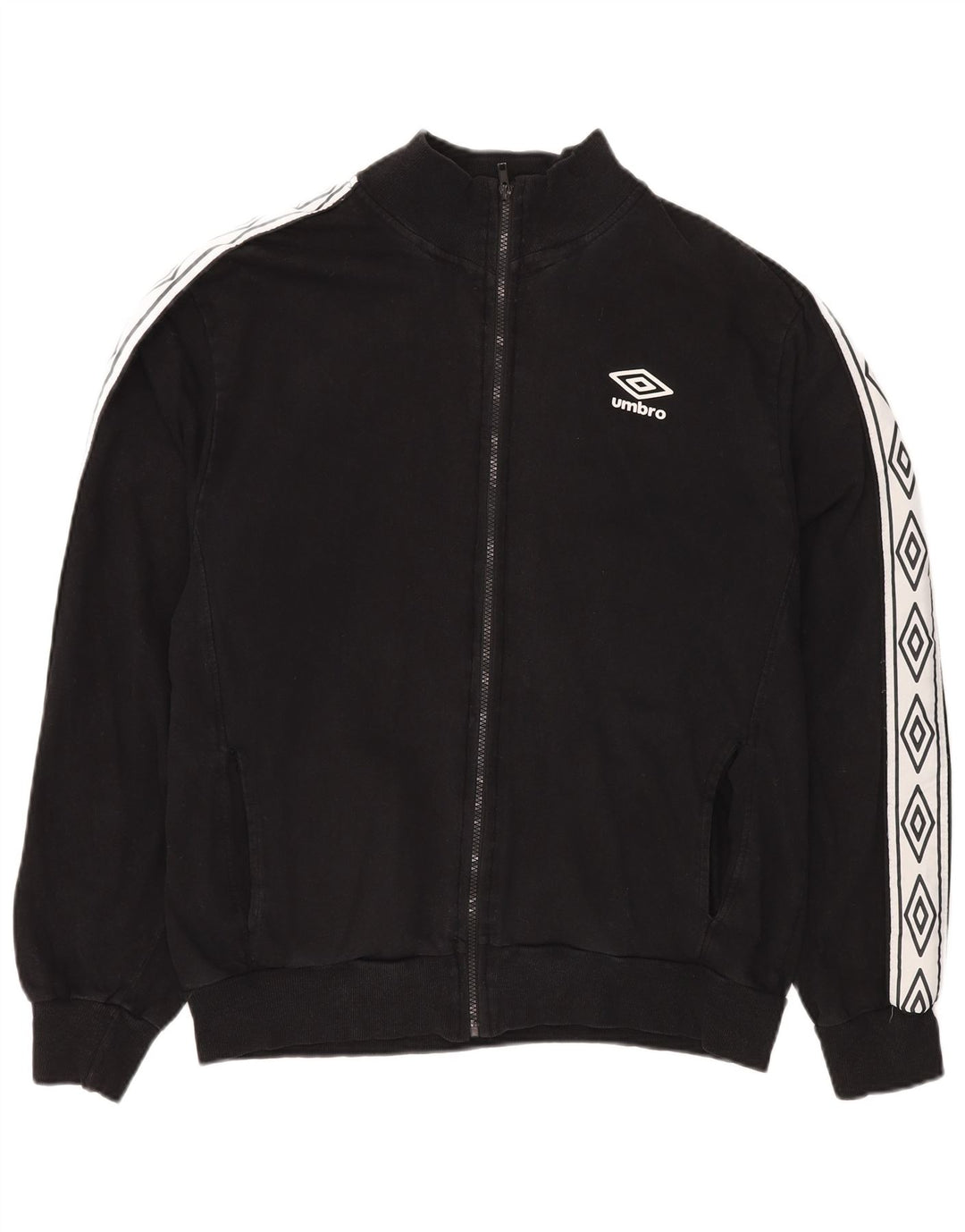 Giacca da tuta da donna Umbro UK 20 2XL Cotone color block nero