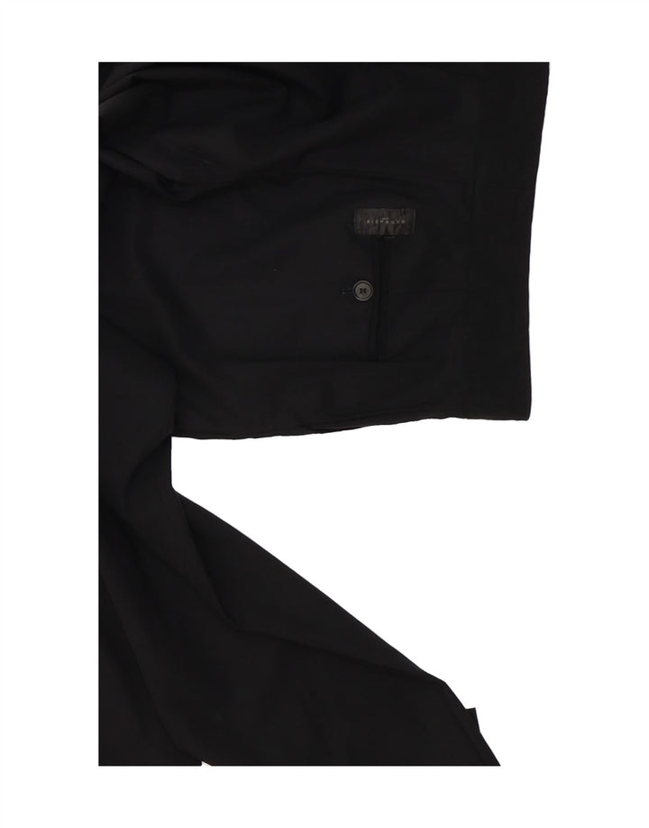 RICHMOND Womens Bootcut Suit Trousers US 12 Large W30 L32 Black Vintage Richmond and Second-Hand Richmond from Messina Hembry 