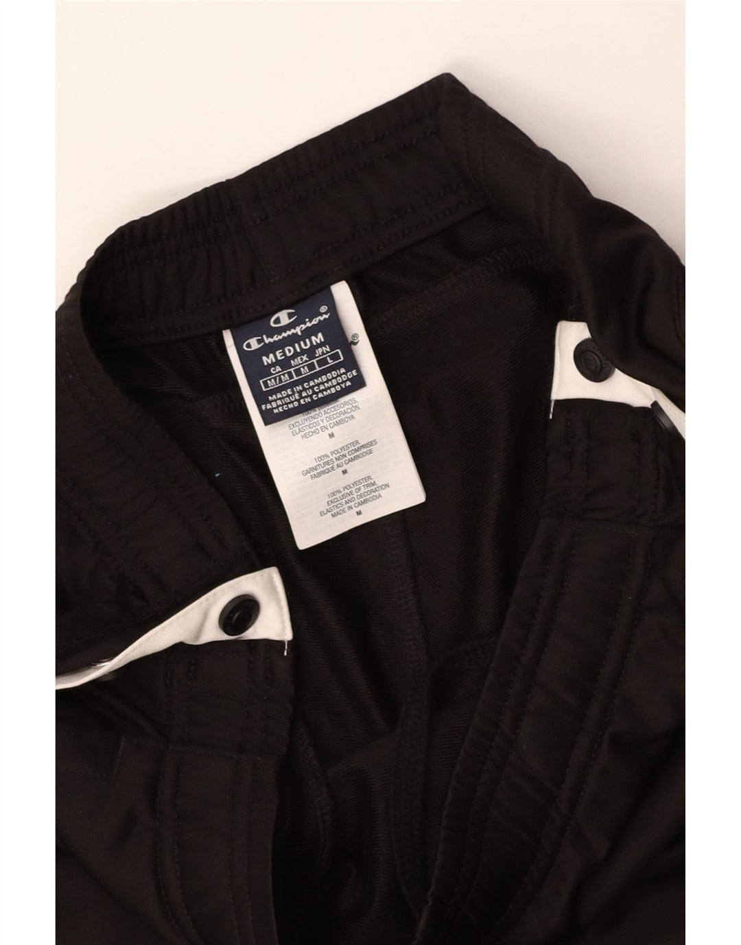 Pantaloni da tuta da donna CHAMPION UK 12 Medium Black Colourblock