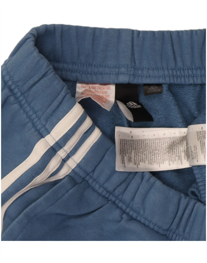 Pantaloni da tuta da uomo Adidas Joggers piccoli in cotone blu