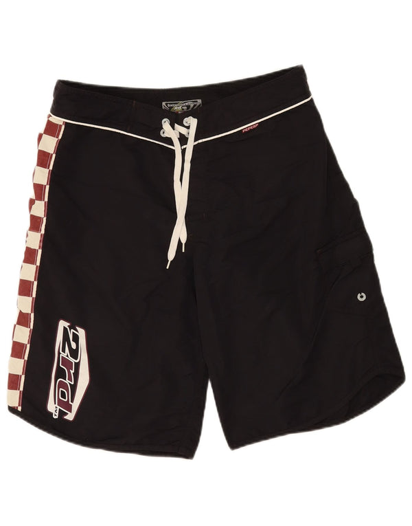 Pantaloncini sportivi Reebok da uomo con grafica IT 48 Medium Black Geometric