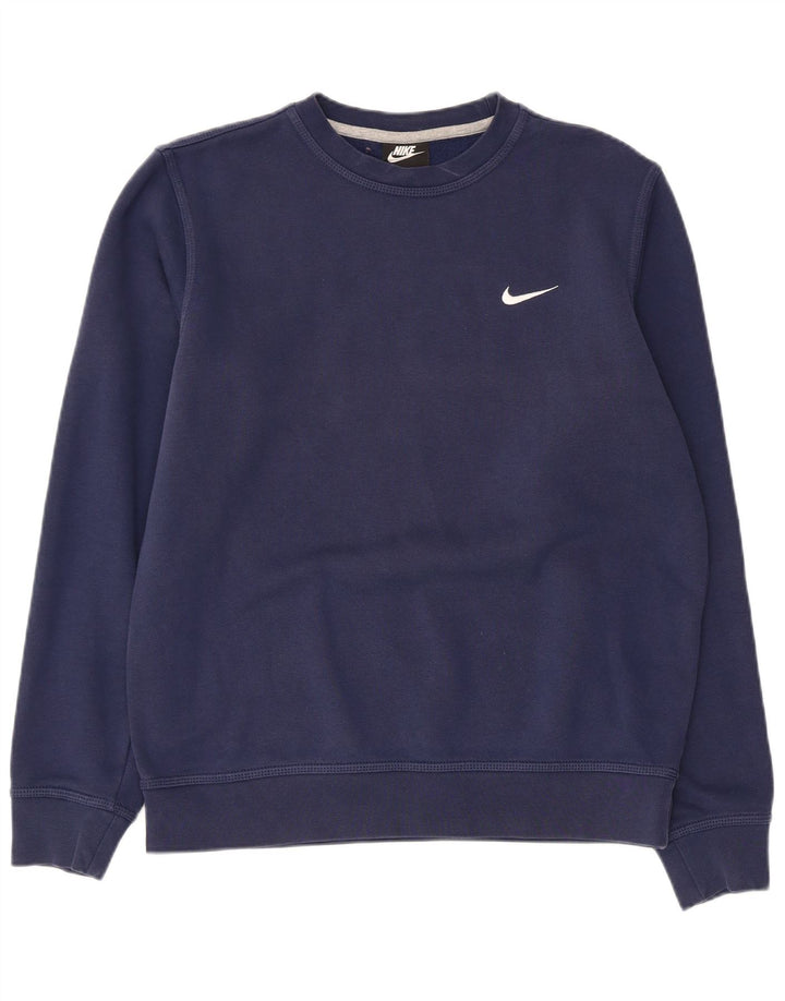 Tuta intera da uomo NIKE media cotone blu navy